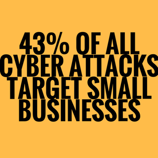 43% of all cyber attacks target small businesses